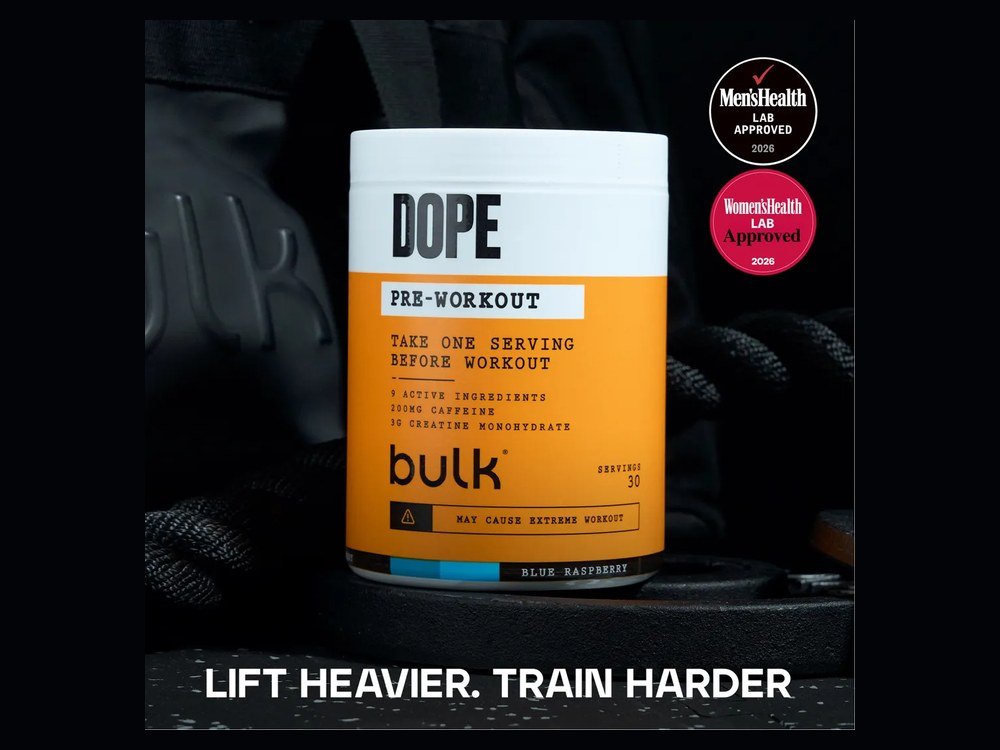 Bulk™ DOPE Pre-Workout 360g — Blue Raspberry