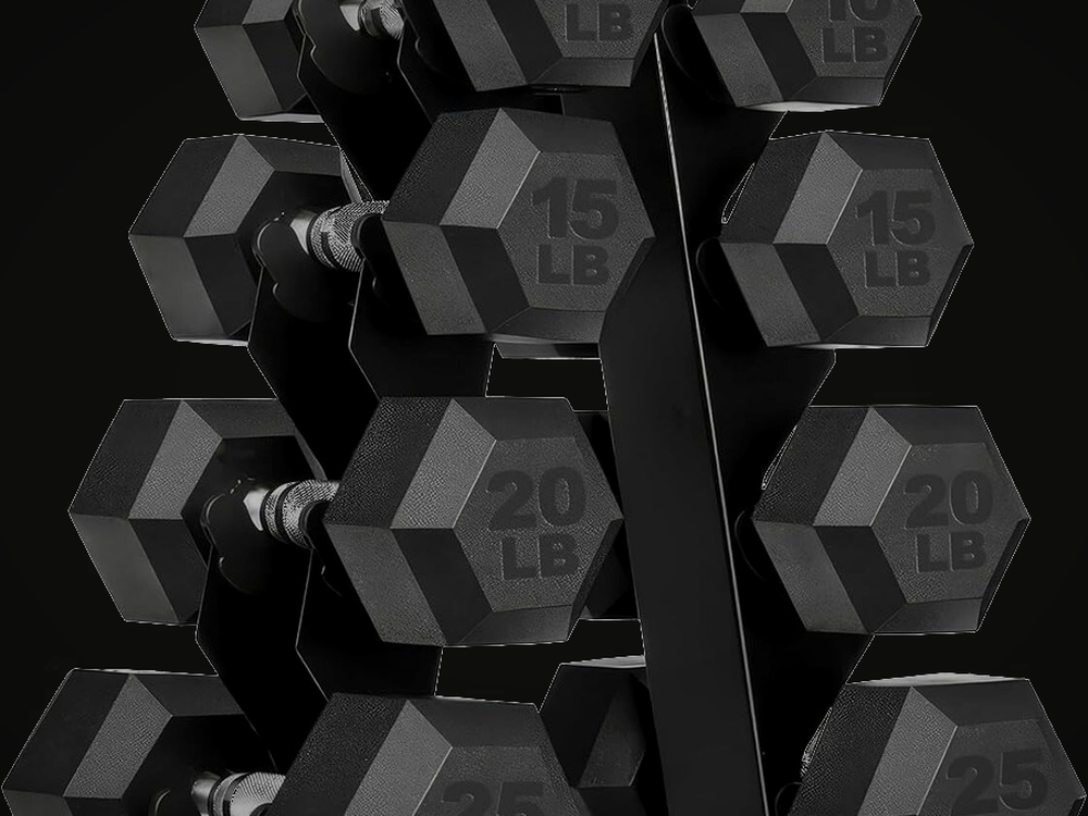 Hex Dumbbell Set 2.5-15kg + Rack — Main